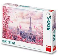 Puzzle 500 Eiffelovka v růžovém