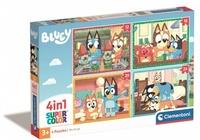 Puzzle 4v1 Bluey