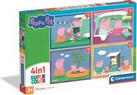 Puzzle 4v1 Prasátko Peppa 2026