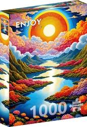 Puzzle Plynulý východ slunce 1000 dílků
