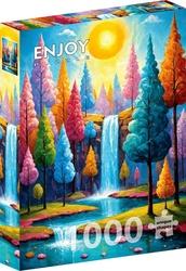 Puzzle Lesní kaskáda 1000 dílků