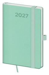 Kapesní diář 2027 A6 Print Pop světle zelený