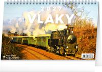Vlaky 2027 - stolní kalendář