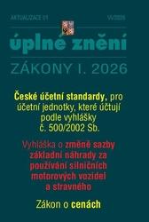 Aktualizace české účetní standardy, Zákon o cenách