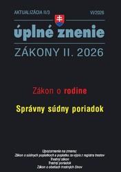 Aktualizácia II/3 2026 – Správny súdny poriadok