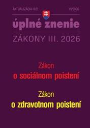 Aktualizácia III/2 2026 – Sociálne zabezpečenie