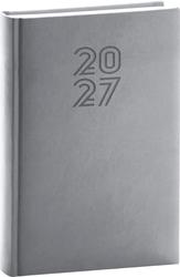 Denní diář Aprint 2027 šedý