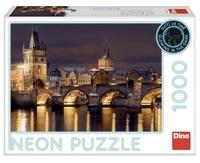 Puzzle 1000 Noční Karlův most neon