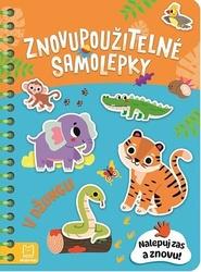 Znovupoužitelné samolepky V džungli