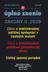 Aktualizácia II/4 2026 – Trestné právo a Civilné spo