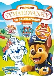 Tvarované maľovanky Labková patrola