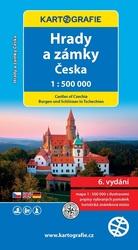 Hrady a zámky Česka 1:500 000