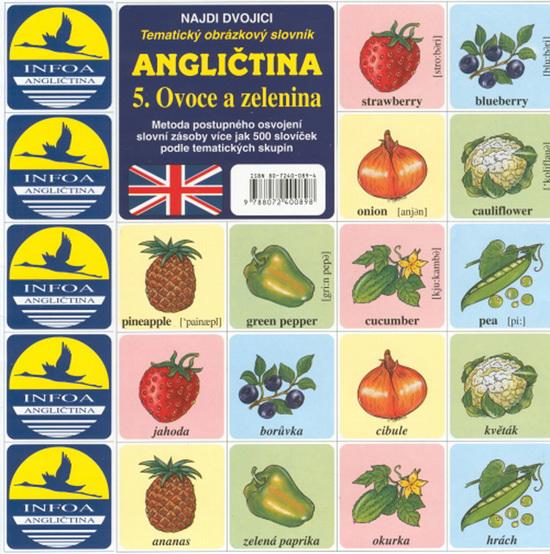 Angličtina  5. Ovoce a zelenina - 80-7240-089-4