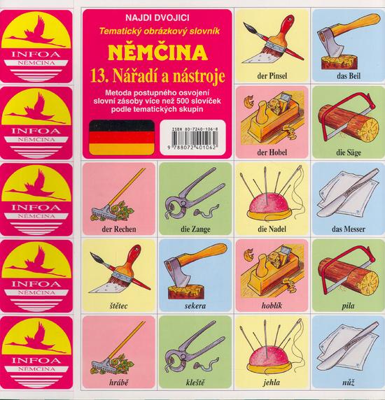 Němčina 13.Nářadí a nástroje - 80-7240-106-8