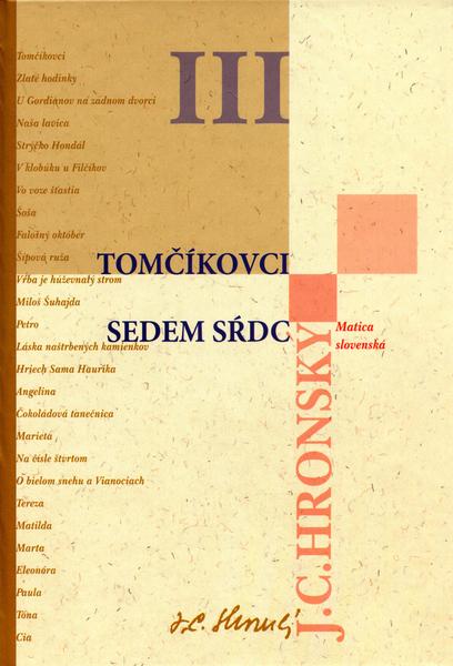 Levně Tomčíkovci Sedem sŕdc