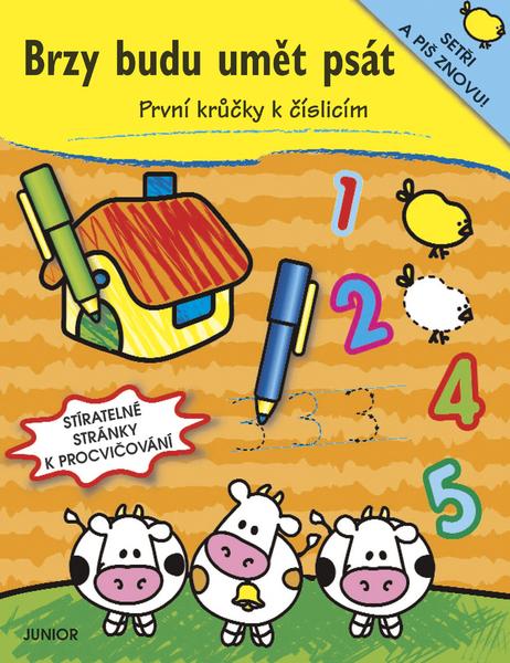 Brzy budu umět psát První krůčky k číslicím - 80-7267-254-1