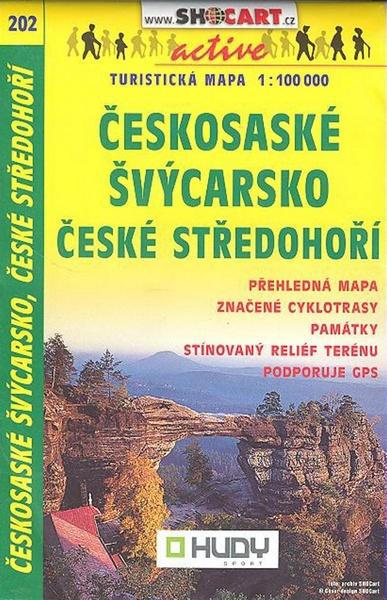 Českosaské Švýcarsko, České středohoří 1:100 000 - 8072242105