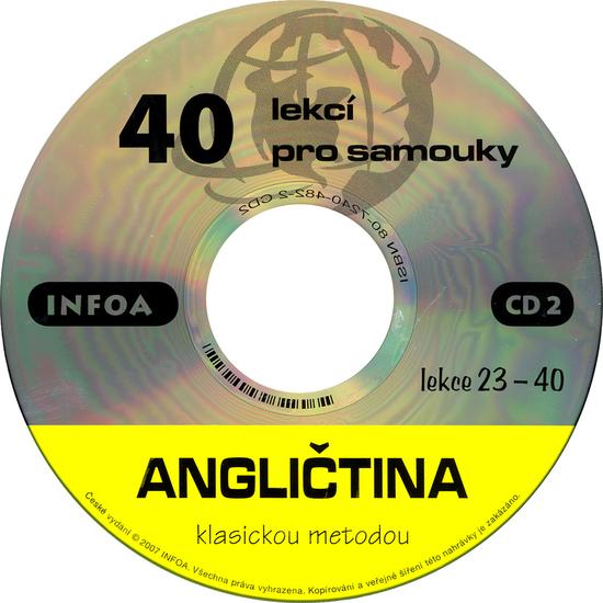 Angličtina 40 lekcí pro samouky s 2CD - 80-7240-482-2