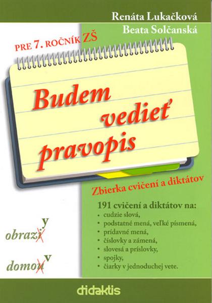 Levně Budem vedieť pravopis pre 7. ročník ZŠ