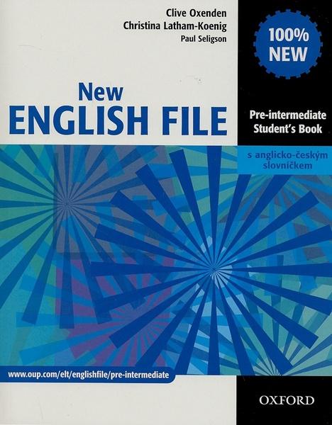 New English file Pre-intermediate Studenťs Book s anglicko-českým slovníčkem - 01-945190-9-0