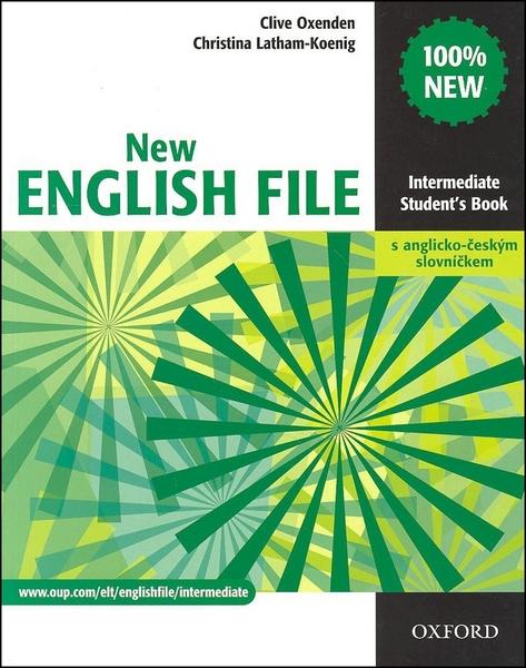 New English file Intermediate Student´s book + Czech wordlist - 01-945191-0-4