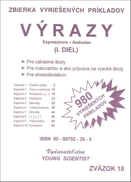Výrazy I. diel - 978-80-88792-29-1