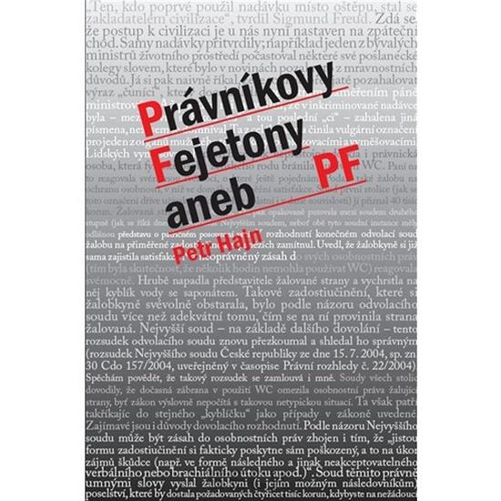 Právníkovy Fejtony aneb PF - 978-80-7179-660-2