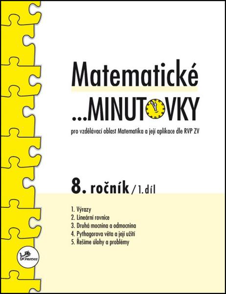Matematické minutovky 8. ročník / 1. díl - 978-80-7230-274-1