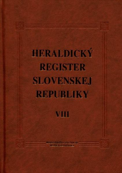 Heraldický register Slovenskej republiky VIII - 978-80-7090-994-2