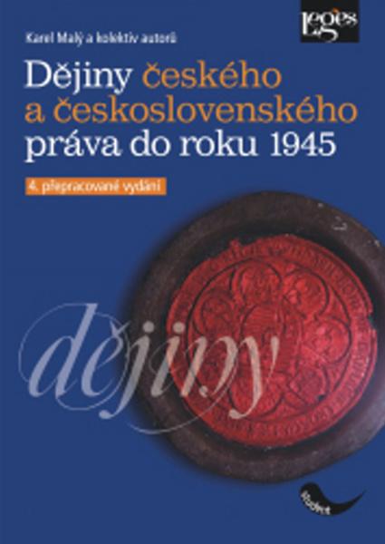 Dějiny českého a československého práva do roku 1945 - 978-80-87212-39-4