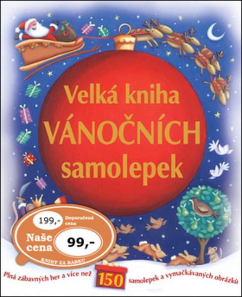 Velká kniha vánočních samolepek - 978-80-256-0626-1
