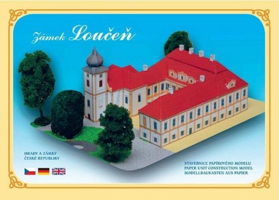 Zadražil Ivan Zámek Loučeň Stavebnice papírového modelu
