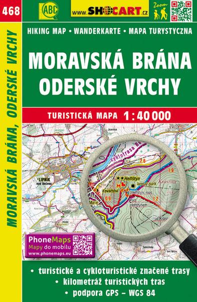 Moravská Brána, Oderské vrchy 1:40 000 - 9788072247462