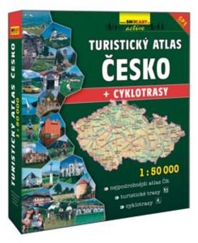 Turistický atlas Česko + cyklotrasy 1:50 000 - 978-80-7224-668-7