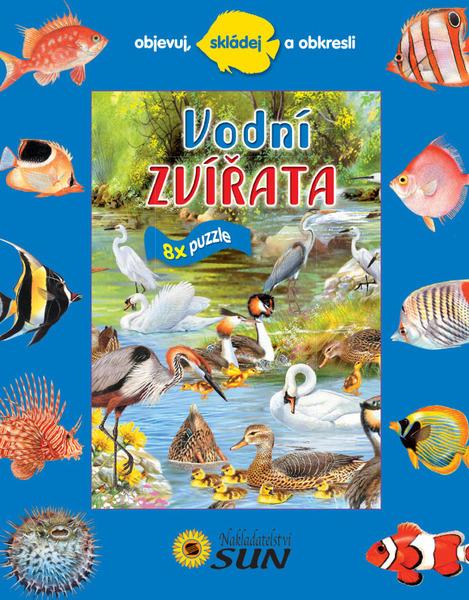 Levně Vodní zvířata 8x puzzle