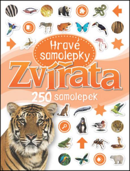 Zvířata Hravé samolepky - 978-80-7391-748-7