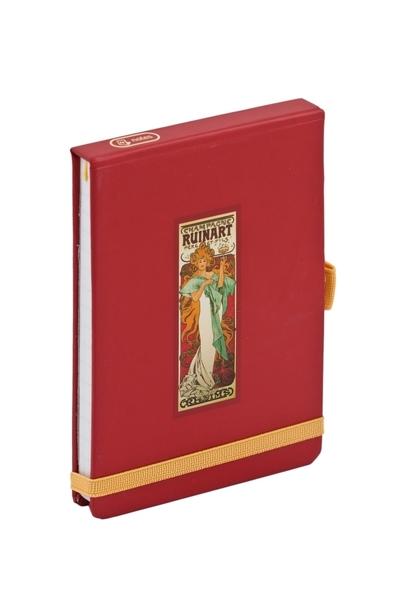 Flip-pad notes, champagne - Alfons Mucha