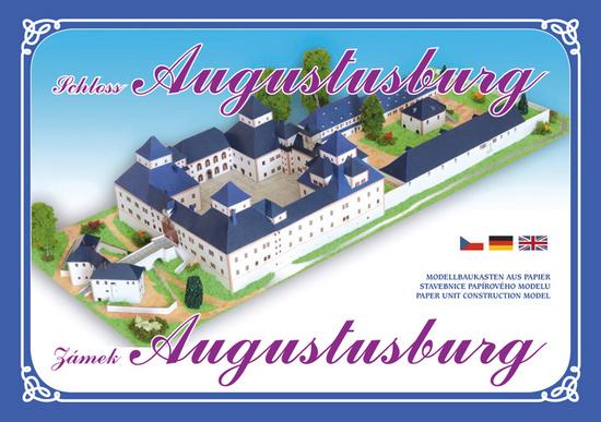 Zámek Augustusburg Stavebnice papírového modelu Ivan Zadražil