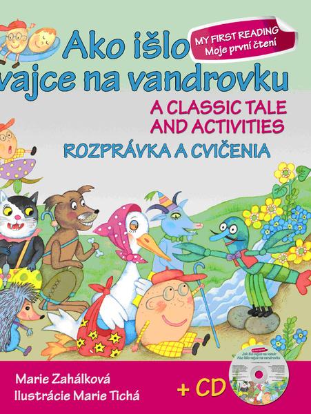 Levně Ako išlo vajce na vandrovku Rozprávka a cvičenia + CD