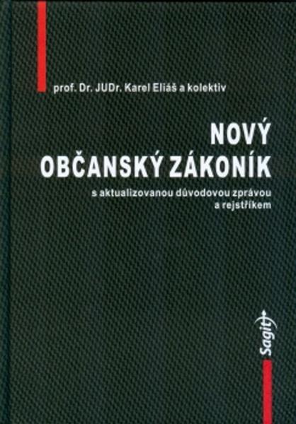 Nový občanský zákoník s aktualizovanou důvodovou zprávou - 978-80-7208-922-2