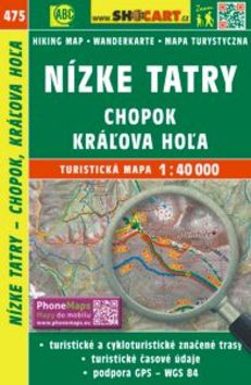 Nízke Tatry, Chopok, Kráľova Hoľa 1:40 000 - 978-80-7224-753-0