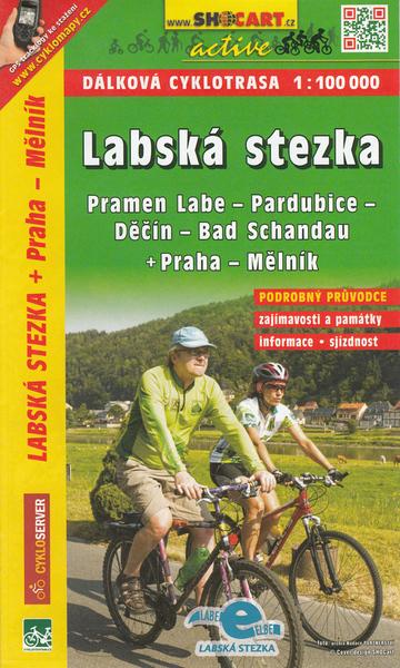 Labská stezka, Pramen Labe - Bad Schandau - Praha - Mělník 1:100 000 - 978-80-7224-676-2