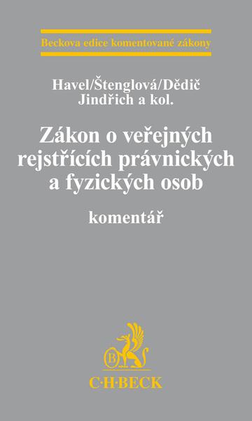 Zákon o veřejných rejstřících právnických a fyzických osob - 978-80-7400-285-4