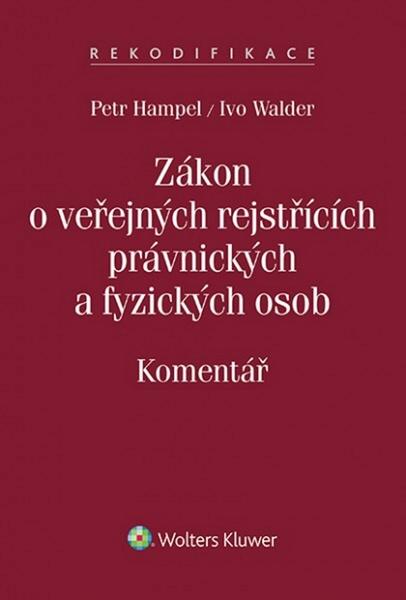 Zákon o veřejných rejstřících právnických a fyzických osob - 978-80-7478-506-1