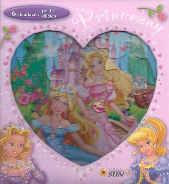 Princezny 6 skládaček po 12 dílcích - 978-80-7371-717-9
