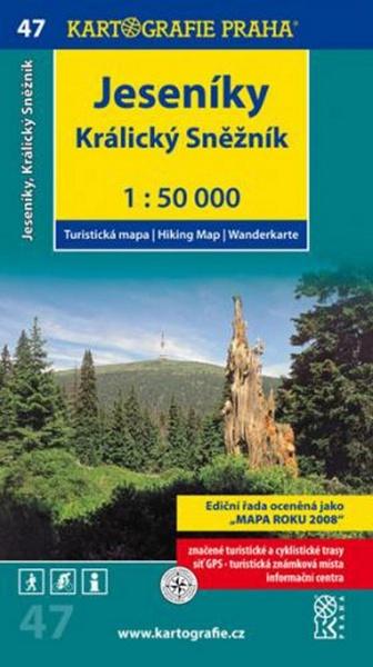 Jeseníky Kralický Sněžník 1:50 000 - 9788073933081