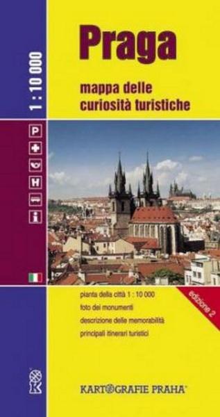 Praga Mappa delle curiositá turistische 1:10 000 - 9788070119051