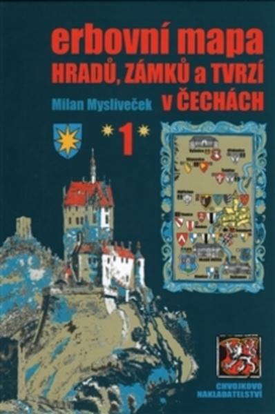 Erbovní mapa hradů, zámků a tvrzí v Čechách 1 - 978-80-86183-64-0