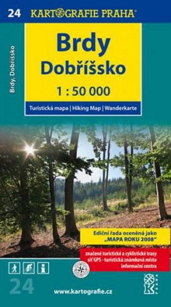 Levně Brdy, Dobřížsko 1:50 000