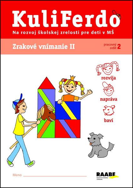 Levně KuliFerdo Zrakové vnímanie II pracovný zošit 2